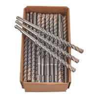Бур SDS-PLUS MX4 MILWAUKEE, діаметр 12,0х210х150мм, (50шт), пластикова коробка