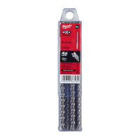 Бур SDS-PLUS MX4 MILWAUKEE, діаметр 8,0х165х100мм, (10шт), пластикова коробка