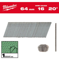 Набір цвяхів для нейлера 16G/20 /64мм (2000 шт) MILWAUKEE