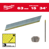 Набір цвяхів для нейлера 15G/34 /38мм INOX (2500 шт)