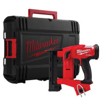Степлер скобозабивний акумуляторний завужений безщітковий MILWAUKEE, M18 FNCS18GS-0X, скоба 9,5-38мм (каркас, HDкейс)