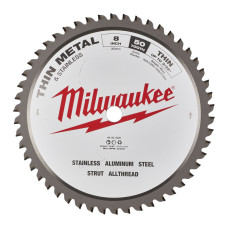 Диск пиляльний по металу MILWAUKEE, діаметр 203х5/8''х1,8мм, 50 зубів