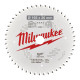 Диск пиляльний по дереву PFTE MILWAUKEE, діаметр 165х20х2,2мм, 48 зуб.