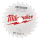 Диск пиляльний по дереву PFTE THIN KERF MILWAUKEE, діаметр 190х30х1,6мм, 16 зуб.