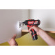 Шуруповерт акумуляторний 1/4'' HEX MILWAUKEE, M12 BD-0 (каркас, кліпса для ременя, картонне пакування)