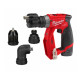 Дриль-шуруповерт акумуляторний безщітковий MILWAUKEE, M12 FDDXKIT-202X, 34Нм (зарядний пристрій С12 С, 2 акумулятор М12 В2 2Аг,