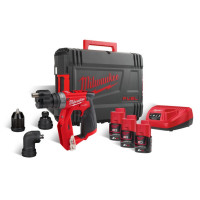 Дриль-шуруповерт акумуляторний безщітковий MILWAUKEE, M12 FDDXKIT-203X, 34Нм (зарядний пристрій С12 С, 3 акумулятор М12 В2 2Аг,