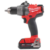 Дриль-шуруповерт акумуляторна безщіткова MILWAUKEE, M18 FDD-202, 135Нм (зарядний пристрій M12-18 C, 2 акумулятора M18В B2 2Аг, к