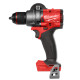 Дриль-шуруповерт акумуляторний безщітковий MILWAUKEE M18 FDD3-0, 158Нм (каркас, кліпса для ременя, бічна рукоять, картонна упако