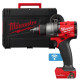 Дриль-шуруповерт акумуляторний безщітковий MILWAUKEE, M18 ONEDD3-0X, 158Нм (каркас, кліпса для ременя, бічна рукоять, HDкейс)