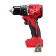 Дриль-шуруповерт з ударом акумуляторний безщітковий MILWAUKEE, M18 BLPDRC-202C, 60,5Нм (зарядний пристрій М12-18 С, 2 акумулятор