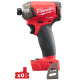 Шуруповерт ударний гідравлічний акумуляторний безщітковий 1/4'' HEX MILWAUKEE, M18 FQID-0X, 50Нм (каркас, клипса для ременя, HDк
