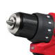 Дриль-шуруповерт акумуляторний безщітковий MILWAUKEE M12 BLDDRC-202C, 40Нм (зарядний пристрій С12, 2 акумулятори М12 В2 2Аг, клі