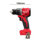 Дриль-шуруповерт акумуляторний безщітковий MILWAUKEE M18 BLDDRC-202C, 60,5Нм (зарядний пристрій М12-18 С, 2 акумулятори М18 В2 2