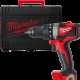 Дриль-шуруповерт акумуляторний безщітковий MILWAUKEE, M18 BLDD2-0X, 82Нм (каркас, кліпса на ремень, HDкейс)