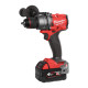 Дриль-шуруповерт з ударом акумуляторний безщітковий MILWAUKEE, M18 FPD3-402С, 158Нм (зарядний пристрій М12-18 С, 2 акумулятори М