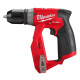 Дриль-шурупокрут акумуляторний MILWAUKEE, M12 FDDXKIT-0X, 34Нм (4 насадки FIXTEC, кліпса для ременя, HD кейс)