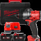 Дриль-шуруповерт акумуляторний безщітковий MILWAUKEE, M18 FDD3-502X, 158Нм (зарядний пристрій М12-18 FC, 2 акумулятори М18 В5 5А