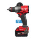 Дриль-шуруповерт акумуляторний безщітковий MILWAUKEE, M18 ONEDD3-502X,158Нм (зарядний пристрій М12-18 FC, 2 акумулятори М18 В5 5