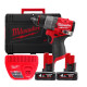 Дриль-шурупокрут акумуляторний безщітковий MILWAUKEE, M12 FDD2-402X (зарядний пристрій С12 С, 2 акумулятори М12 В4 4Аг, кліпса д
