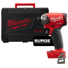 Шуруповерт ударний гідравлічний акумуляторний безщітковий 1/4'' HEX MILWAUKEE, M18 FQID-0X, 50Нм (каркас, клипса для ременя, HDк