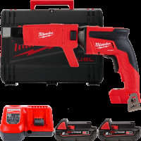 Шуруповерт для гипсокартону безщітковий MILWAUKEE, M18 FSGC-202X, 13Нм (зарядний пристрій M12-18 FC, 2 акумулятори М18 В2 2Аг, к