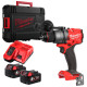 Дриль-шуруповерт акумуляторний безщітковий MILWAUKEE, M18 FDD3-502X, 158Нм (зарядний пристрій М12-18 FC, 2 акумулятори М18 В5 5А