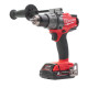Дриль-шуруповерт акумуляторна безщіткова MILWAUKEE, M18 FDD-202, 135Нм (зарядний пристрій M12-18 C, 2 акумулятора M18В B2 2Аг, к