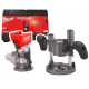 Фрезер кромкувальний акумулятрний MILWAUKEE, M18 FTR8-0X, цанга 6/8мм (насадки для відалення пилу 2шт, накладка 146мм, цанга 1х6