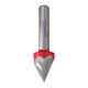 Фреза для пазів V-подібна ТСТ MILWAUKEE, діаметр 12,7/57,2мм, S8