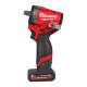 ГГайковерт акумуляторний безщітковий 1/2'' MILWAUKEE, M12 FCIWF12G3-502X, 746Нм, з кільцем (зарядний пристрій С12 С, 2 акумулято