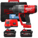 Гайковерт акумуляторный безщітковий 1'' MILWAUKEE, M18 ONEFHIWF1-802X, 2400Нм (зарядний пристрій M12-18 FC, 2 акумулятори M18 FB
