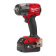 Гайкокрут акумуляторний безщітковий 3/8'' MILWAUKEE, M18 FMTIW2F38-502X, 813Нм, з кільцем (зарядний пристрій M12-18 FC, 2 акумул