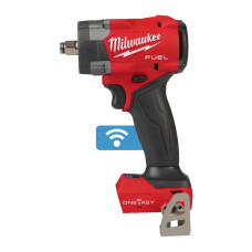 Гайковерт акумуляторний безщітковий TORQUE-SENSE 1/2'' MILWAUKEE, M18 ONEFIW2FC12-0X, 67-203Нм (каркас, кліпса для реміня Dкейс)