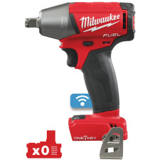 Гайковерт акумуляторний безщітковий 1/2'' MILWAUKEE M18 ONEIWF12-0, 300Нм, з кільцем (каркас)