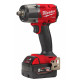 Гайковерт акумуляторний безщітковий 1/2'' MILWAUKEE, M18 FMTIW2F12-502Х, 881Нм, з кільцем (зарядний пристрій M12-18 FC, 2 акумул