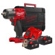 Гайковерт акумуляторний безщітковий 1/2'' MILWAUKEE, M18 FMTIW2F12-502Х, 881Нм, з кільцем (зарядний пристрій M12-18 FC, 2 акумул