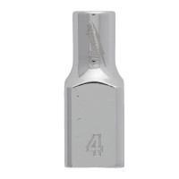 Головка торцева хромована 1/4'' 6гр. MILWAUKEE, 4мм