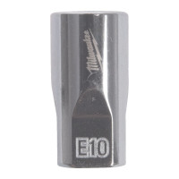 Головка торцевая хромована TORX Е-стандарт 1/4'' MILWAUKEE, E10