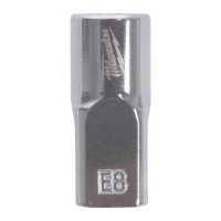 Головка торцева хромована TORX Е-стандарт 1/4'' MILWAUKEE, E8