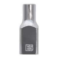 Головка торцева хромована TORX Е-стандарт 1/4'' MILWAUKEE, E5