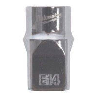 Головка торцевая хромированная TORX Е-стандарт 3/8'' MILWAUKEE, E14