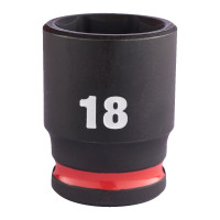 Головка ударна ShW 3/8'' STD MILWAUKEE, 18мм
