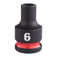 Головка ударна ShW 3/8'' STD MILWAUKEE, 6мм