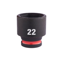 Головка ударна ShW 3/8'' STD MILWAUKEE, 22мм