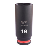 Головка ударна ShW 3/8'' SKT MILWAUKEE, подовжена, 19мм