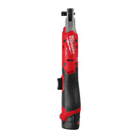 Гайковерт-трещітка кутовий компактний акумуляторний безщітковий 3/8'' MILWAUKEE, M12 FIR38G2-252B, 95Нм (зарядний пристрій С12,