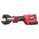 Кабелеріз гідравлічний акумуляторний MILWAUKEE, M18 ONEHCC-201C ACSR (зарядний пристрій М12-18 С, 1 акумулятор М18 В2 2Аг, кліщі