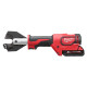 Кабелеріз гідравлічний акумуляторний MILWAUKEE, M18 ONEHCC-201C ACSR (зарядний пристрій М12-18 С, 1 акумулятор М18 В2 2Аг, кліщі