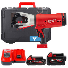 Кабелеріз гідравлічний акумуляторний MILWAUKEE, M18 HCC45-522C (зарядний пристрій M12-18 FC, 1 акумулятор М18 В2 2Аг, 1 акумулят